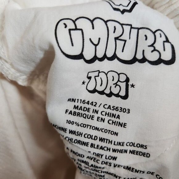 Empyre Tori Off-White Corduroy Skate Pants - Size 3 - Picture 12 of 12